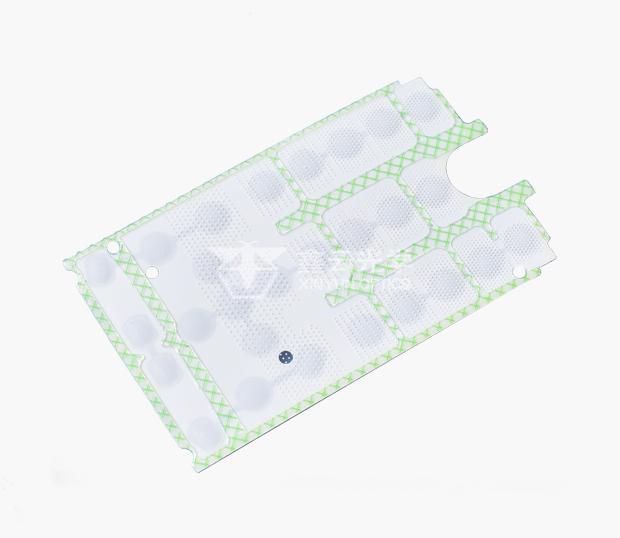 按键背光膜安装方式及固定方法